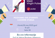 Promotivni event “Meet Virgin pulse” na Ekonomskom fakultetu